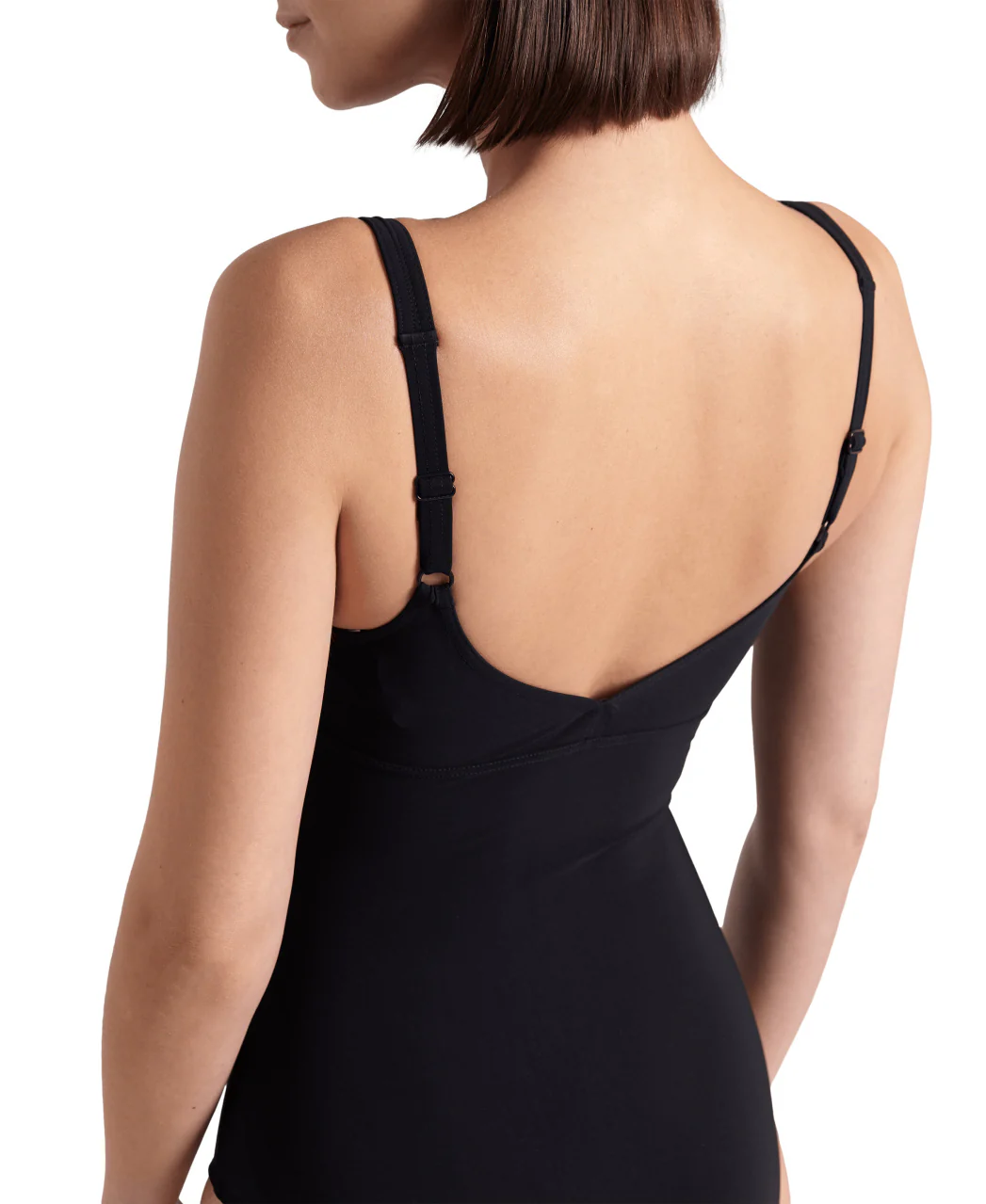 Bañador Shapewear arena para mujer Jewel - Blanco Negro - Image 5