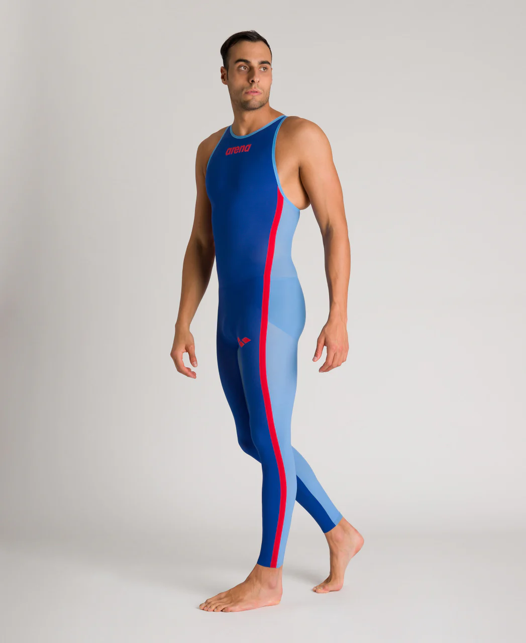 Bañador Powerskin R-EVO+   Aguas Abiertas Hombre Cuerpo Completo Espalda Cerrada  - Océano Azul - Image 3