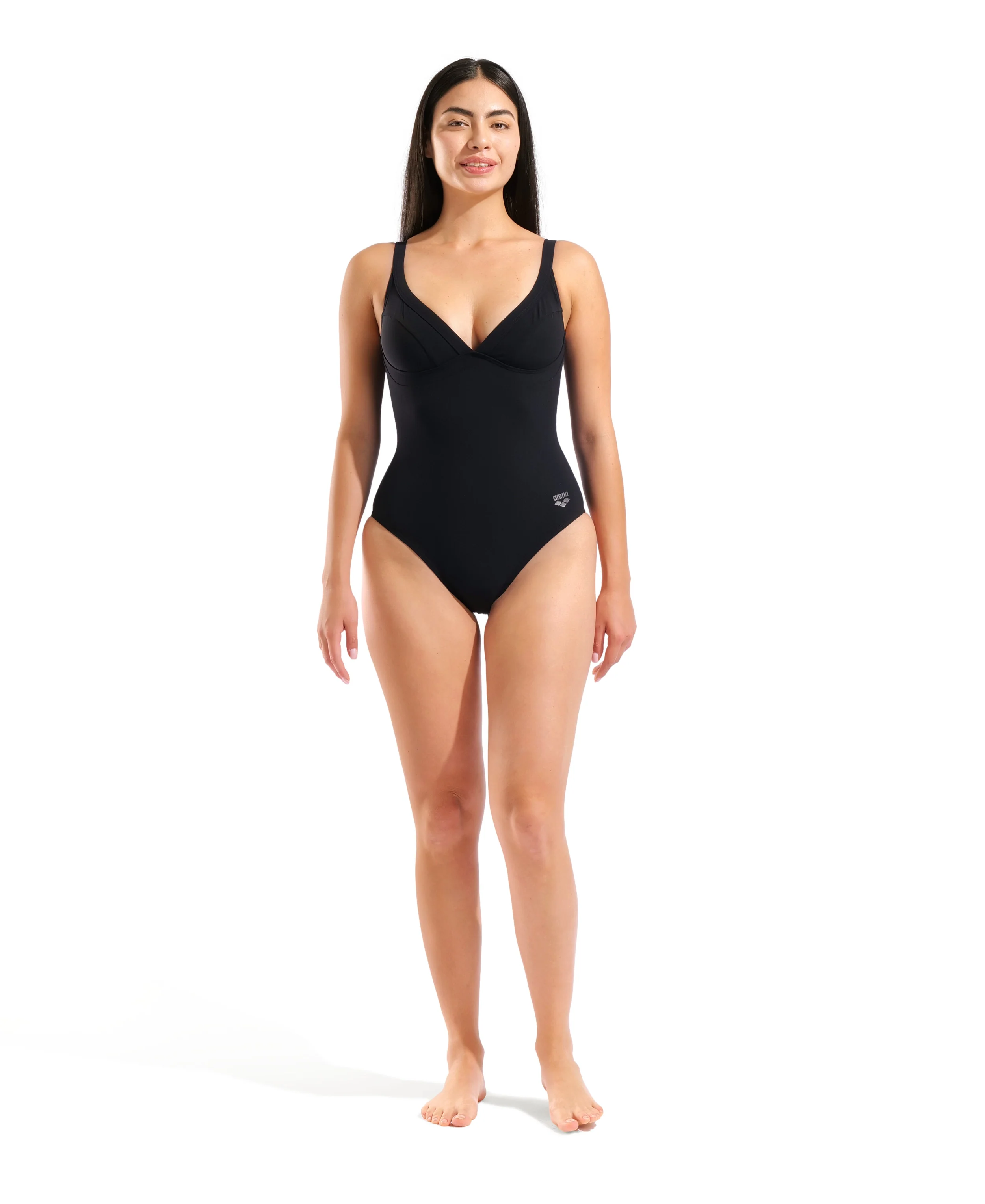 Bañador para mujer arena Shapewear Daniela Copa B - Negro/Negro - Image 3