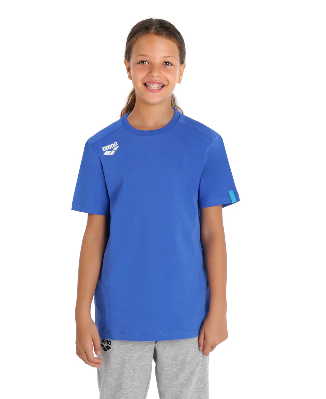 Camiseta Deportiva Jr Team T-Shirt Panel - Azul - Image 4