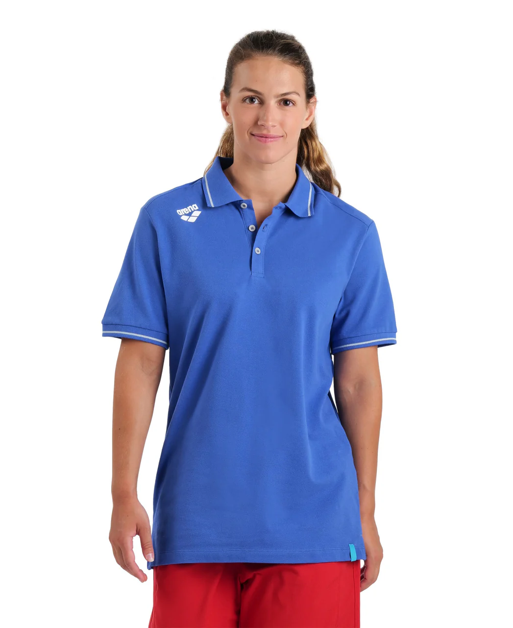 Camiseta Team Poloshirt Solid Cotton - Azul - Image 5