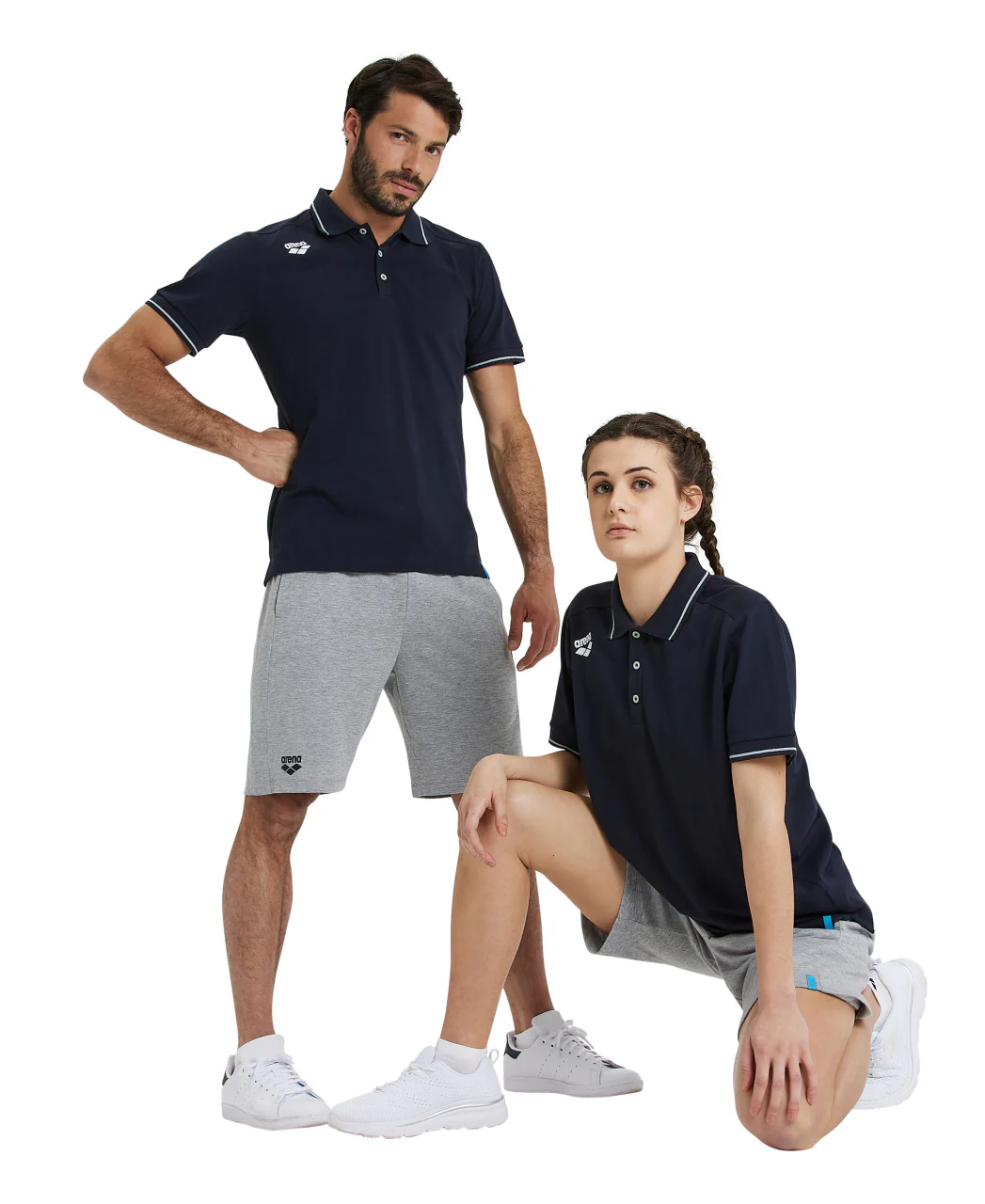 Camiseta Team Poloshirt Solid Cotton - Azul Marino - Image 8