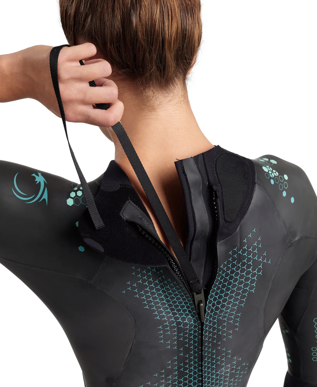 NEOPRENO POWERSKIN STORM de arena Diseñado para aguas abiertas y Triatlón - Azul Coral - Image 3